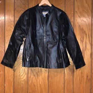 - Black leather Jacket